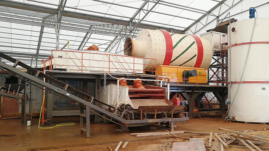 湖南某冶煉場地淋洗修復(fù)現(xiàn)場