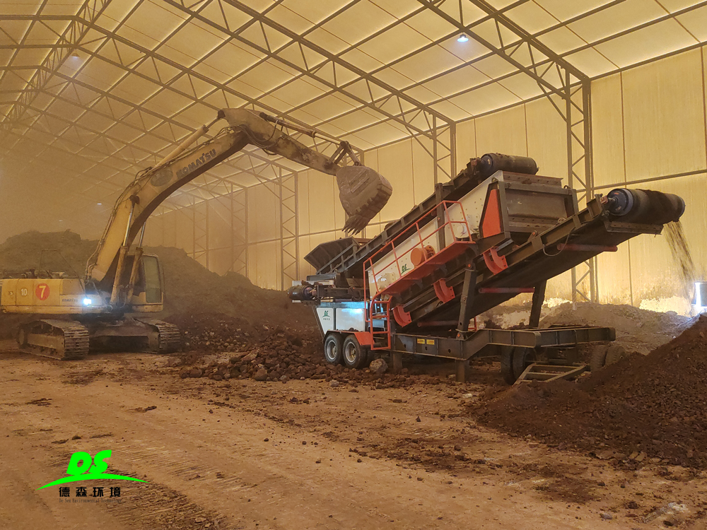 重慶某篩分項目現(xiàn)場